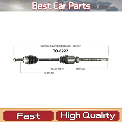 AWD para 2003 2004 2005 2006 Toyota Matrix Pontiac Vibe eje delantero derecho CV Foto 1 de 2