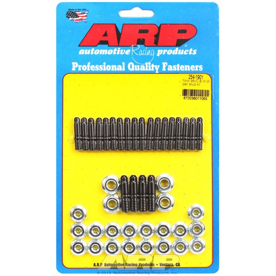 Juego de pernos para cárter de aceite de motor ARP 254-1901; cabeza hexagonal para Ford 289-351C/W Foto 1 de 1