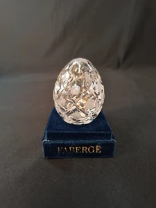 Faberge Crystal Egg Series Numbered Faberge 1752 with Stand - Picture 1 of 14