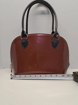 Beijo Mujer Bolso de Mano Cartera con Asas Negras Burdeos Rojo Cartera  Foto 1 de 4