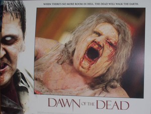 DAWN OF THE DEAD 2004: US Lobby Card (Big Zombie Woman) Sarah Polly Ving Rhames