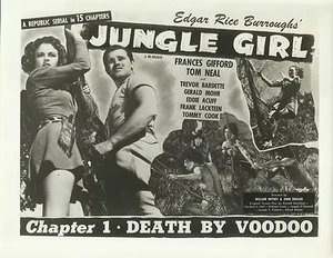 FRANCES GIFFORD & TOM NEAL in "Jungle Girl" Original Vintage Photograph 1941 - Picture 1 of 1
