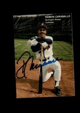Ramon Caraballo 1990 Best Minors Burlington Braves authentic autographed card