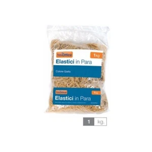 1 KG BUSTA CONFEZIONI DIAMETRO 120MM ELASTICI IN PARA MOLLE CANCELLERIA UFFICIO - Foto 1 di 2