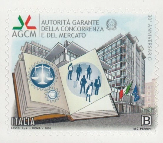 ITALY 30th Anniversary of Competition & Market Authority MNH stamp - Image 1 of 1