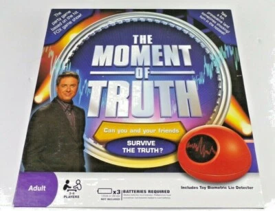 2008 The Moment of Truth Adult Party Board Game Toy Biometric Lie Detector - Image 1 of 4