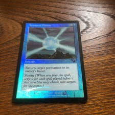 MTG English Time Crack/Temporal Fissure Foil Scourge