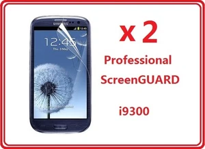 2X Samsung i9300 Galaxy S3 III LCD Screen Protector Ultra Crystal Clear Film - Zdjęcie 1 z 1