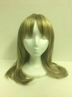  Peluca Frontal de Encaje, Calidad Japonesa Kanekalon Sintética, 40-45cm, 2 Tonos Foto 1 de 4