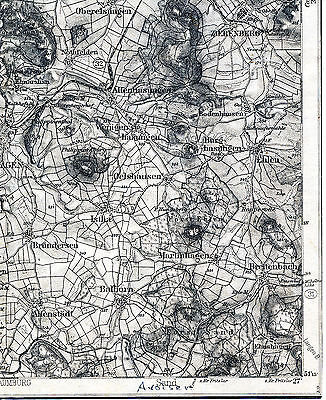 Zierenberg Ehlen Schauenburg 1912 Teil-Karte/Ln. Altenstädt Oberelsungen Istha • 3.95€