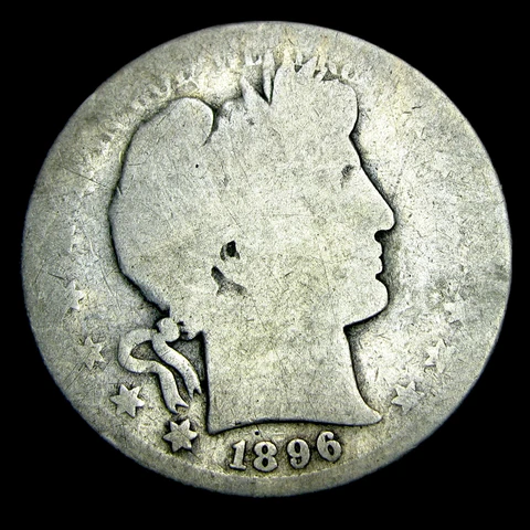 1896-S Barber Half Dollar Silver ---- Nice Coin ---- #IK860 Cover