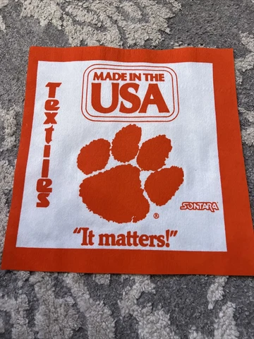 CLEMSON TIGERS With Pride Paper Orange Canvas Cover