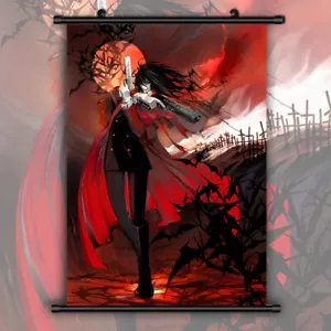 Póster de pared de anime con impresión HD de Alucard Hellsing decoración de habitación - Imagen 1 de 6