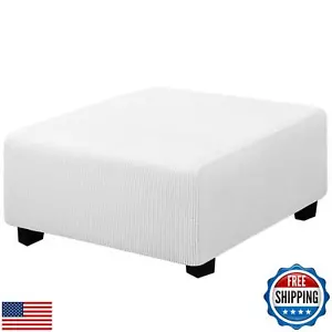 Easy-Going Stretch Square Ottoman Cover 40x40x15 inch Folding Storage Stool F - Picture 1 of 5