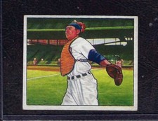 1950 Bowman Baseball Card #78 Mickey Owen, Chicago Cubs, VG!