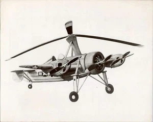 KELLETT KD-1B AUTOGIRO ARTISTS IMPRESSION ORIGINAL US NAVY PHOTO HELICOPTER - Picture 1 of 2
