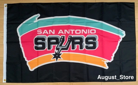 San Antonio Spurs 3x5 ft Flag Banner NBA Fiesta Logo Cover