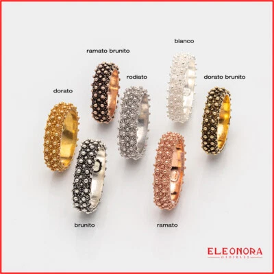 anello fede fedina fascia da fidanzamento in argento 925 filigrana sarda   - Immagine 1 di 4