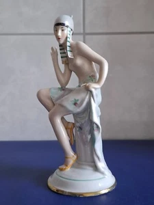 Limbach Porzellanfigur -Haremstänzerin - Odaliske-Art Déco 1920 - Bild 1 von 22