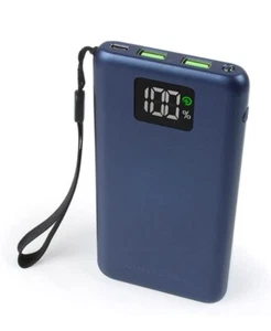Limitless Totalboost 10K mAh Portable Power Bank/Flashlight 20W Type C USB NAVY - Picture 1 of 8