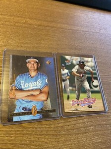 JOHNNY DAMON 1994 SP FOIL RC #3 & 2005 Ultra #162 Red Sox Baseball Cards (e)