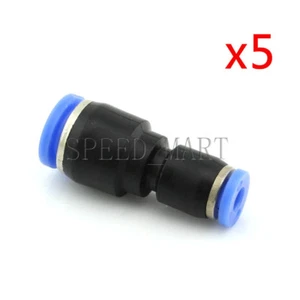 5 Pcs 8mm to 4mm Air Pneumatic Pipe Quick Release Connector Coupler Fitting - Picture 1 of 4