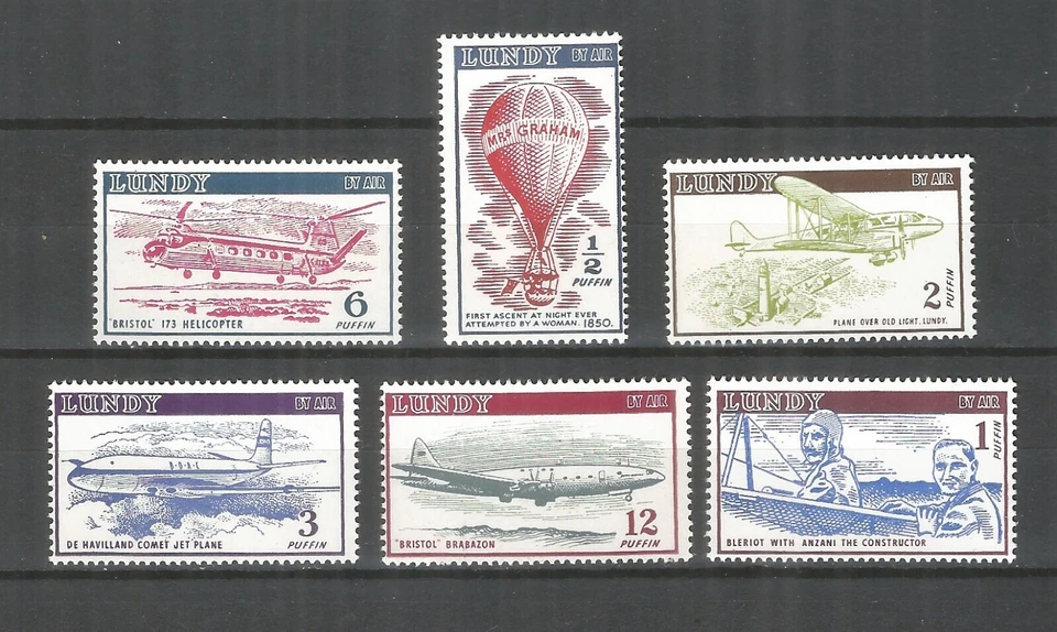 Great Britain STAMPS REGIONAL ISLAND OF LUNDY MNH** aviation - Image 1 of 1