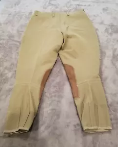 The Tailored Sportsman English Riding Habits Pants 16 Equestrian Breeches Green - Picture 1 of 7