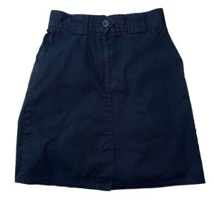 Burberrys Skirt A-Line Pockets Cotton Blue Boutique Kids Girl’s Size 6-7 - Picture 1 of 4