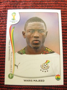 2014 Panini WORLD CUP BRAZIL CARD STICKER - N°540 - WARIS MAJED - GHANA