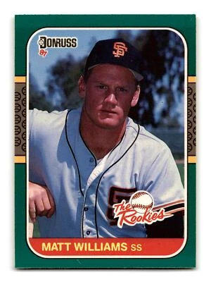 Matt Williams 1987 Donruss The Rookies #45 San Francisco Giants NM-MINT - Image 1 of 2