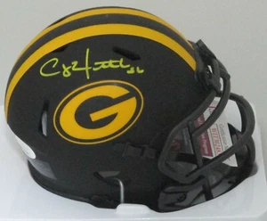 Packers CLAY MATTHEWS Signed Riddell ECLIPSE Speed Mini Helmet AUTO - JSA - Picture 1 of 1