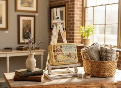 Boîte en Fer-Blanc Vintage Noel Cruzilles, 'Fruits Confits & Pâtes de Fruits - Photo 1/4