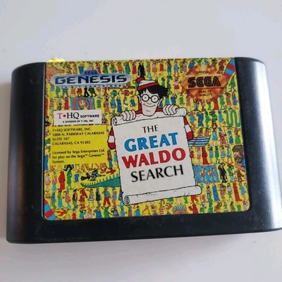The Great Waldo Search (Sega Genesis) - Cartridge Only - Image 1 of 3