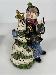 Blue Sky Clayworks Heather Goldminc Weihnachtslieder Weihnachtsbaum Teelicht - Bild 1 von 3