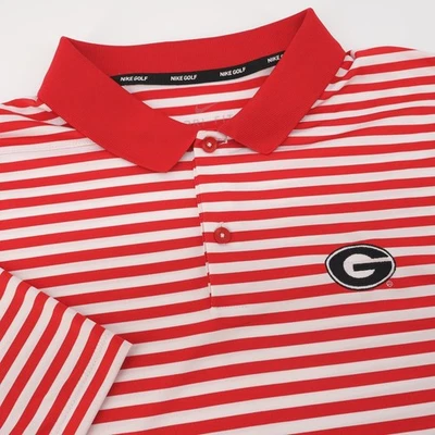 Nike Golf Dri FIT XXL Universidad de Georgia Bulldogs Camisa Polo a Rayas para Hombres Foto 1 de 4