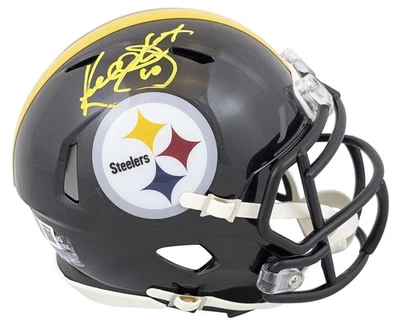Подлинный подписанный скоростной мини-шлем Steelers Kordell Stewart BAS Witnessed - Изображение 1 из 2