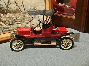 Franklin Mint 1911 Stanley Steamer Roundabout 1:16th Scale Car Red Black Classic - Picture 1 of 24