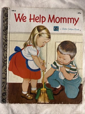 Vintage A Little Golden Book We Help Mommy 208-2 .69 1979 #3863 - Image 1 of 4