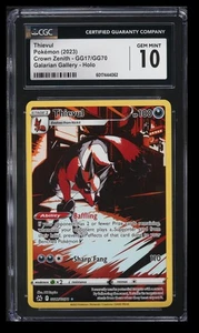 2023 Crown Zenith Thieval CGC 10 English #GG17/GG70 Galarian Gallery Holo - Picture 1 of 2