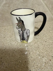 Tazza caffè hipster asino jackass bicchieri antropomorfi 17,5 oz nuova senza scatola - Foto 1 di 5