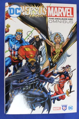 DC Versus Marvel The Amalgam Age Omnibus Capa Dura Dave Gibbons 1ª Estampa - Imagem 1 de 4