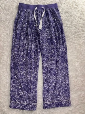 Nautica women's sz. M purple design soft, comfortable pj bottoms. Great pair - Image 1 of 4