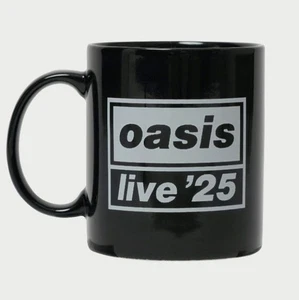 Taza Oasis 2025 exclusiva de Japón negra 300 ml hecha en Japón - Imagen 1 de 2