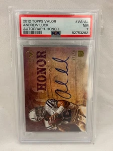 Topps Valor 2012 - Valor autógrafo novato Andrew Luck #VA-AL/75 (AU, RC) - Imagen 1 de 2