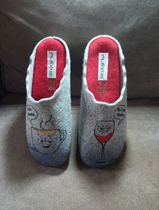 Flexus by Spring Step Women’s 41 Slide Slippers Coffee vs. Wine From Spain Clogs - Picture 1 of 8