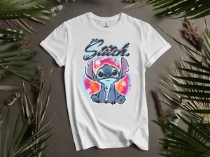 Cute Disney Stitch Soap Bubbles Lilo And T Hoodie Tshirt Men Women Unisex AD223 - Picture 1 of 6