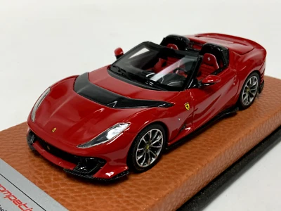 1/43 Looksmart Ferrari 812 Competizione A Rosso TRS leather base LS531E leather - Image 1 of 4
