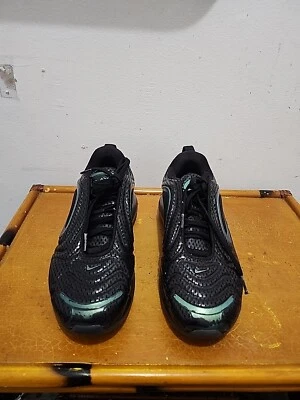 Nike Air Max 720 Throwback Future Negro Láser Verde Antracita aq3196-003 Talla 7Y Foto 1 de 4