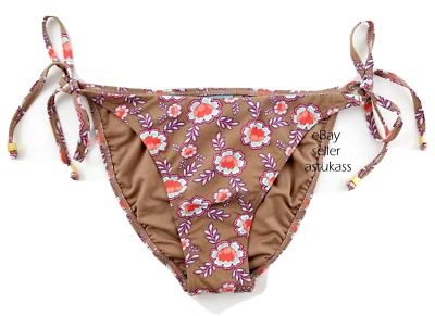 Letarte Corbata Lateral Bikini Parte Inferior Talla L Marrón Foto 1 de 3